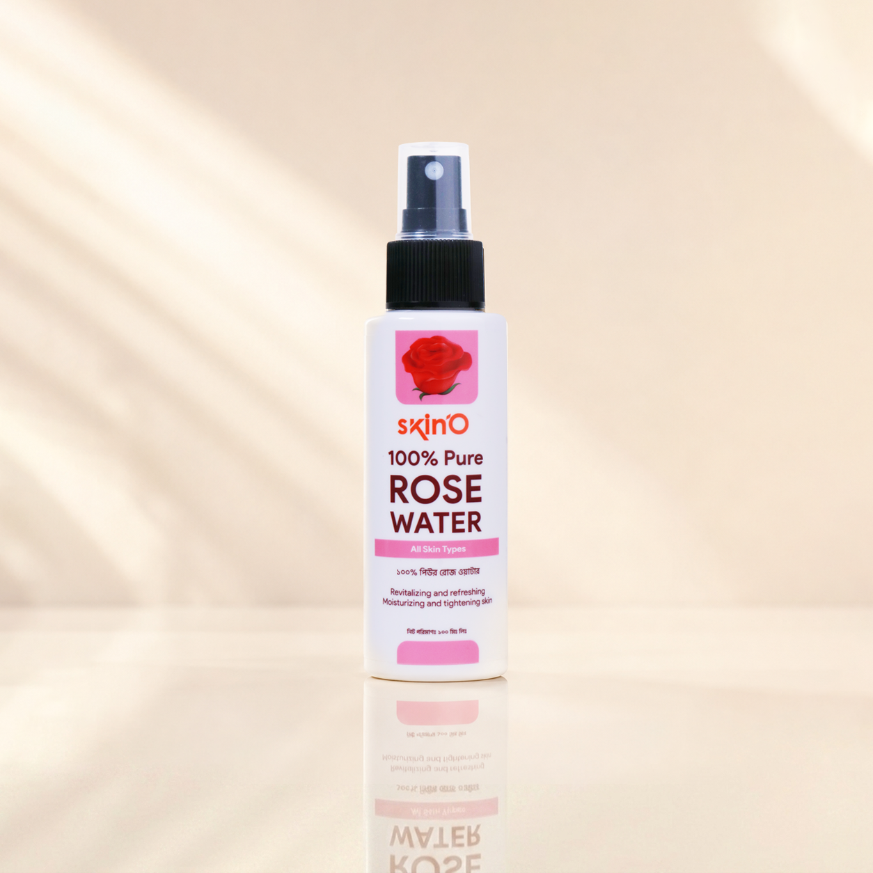 skin`O 100% Pure Rose Water 100ml